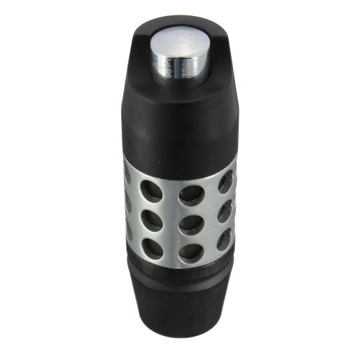 37x100mm Zinc Alloy+Leather Gear Stick Lever Knob Shifter For AT Car