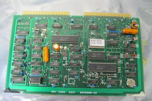 Yokogawa Single Slot CPU Card Assembly B9538WN-03