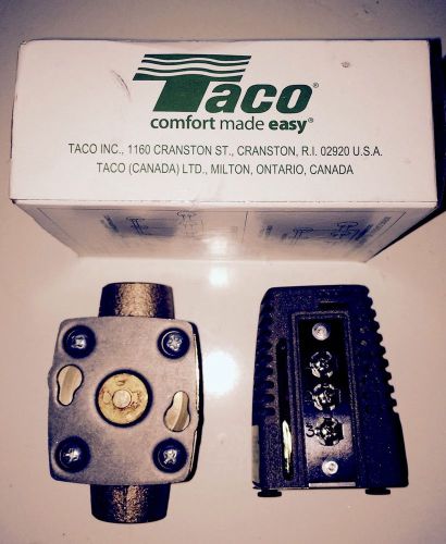 Brand new 3/4&#034;sweat taco zone valve complete for sale