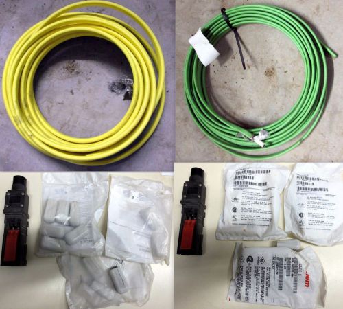 (LOT) RAYCHEM SELF REGULATING HEATING CABLE ENDS TWO TYPES OF CABLES