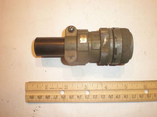Used - ms3106b 24-10s (sr) with bushing - 7 pin plug for sale