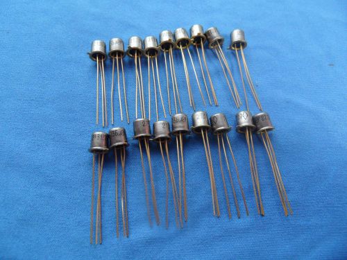 2T313B (KT313B) = 2N3250 Transistor Silicon USSR 60V Gold Pin Military Lot of 18