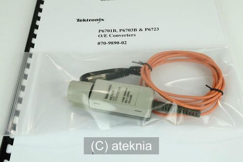 Tektronix p6703b o/e optical to electrical converter probe dc-1.2ghz for sale