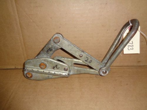 Klein 1611-20 chicago grip cable wire puller 4500-lbs max .20 - .40 lev783 for sale