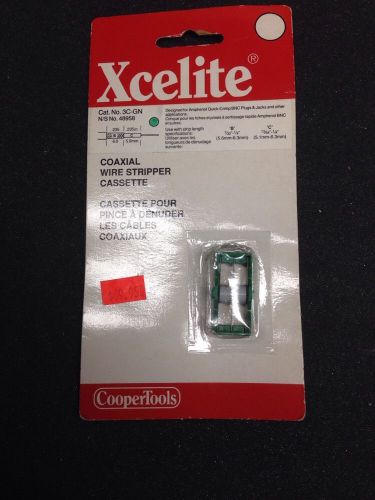 Xcelite coaxial wire stripper cassette cat. no. 3c-gn for sale