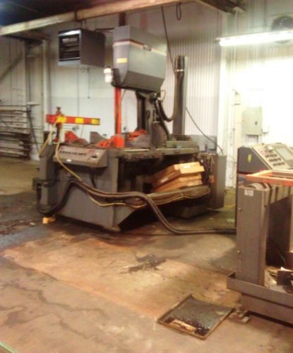 HE&amp;M VT130HA-60 Vertical Band Saw with Material Handling System
