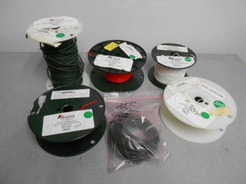 Pyramid 12awg 16awg 24awg 28awg teflon cables &amp; 3/32 shrink tube (lot of 6pcs) for sale