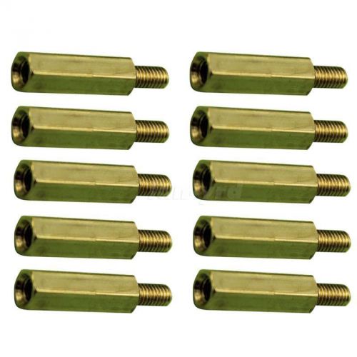 50 pcs new m3 male 6mm x m3 female 15mm m3 15+6 brass standoff spacer l5yg for sale