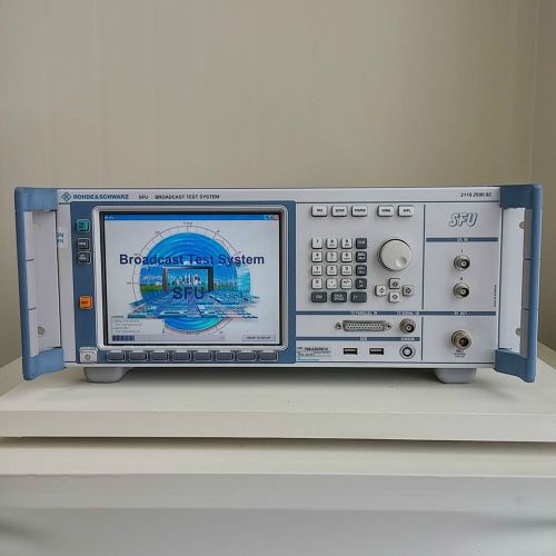 Used Rohde &amp; Schwarz SFU w/opt.B30,K1,K40,K80 - Broadcast Test System