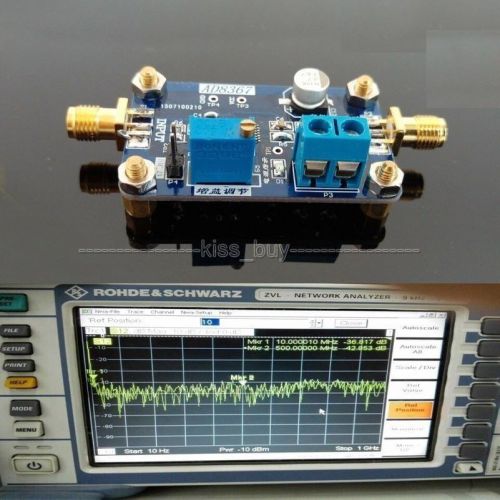 AD83671-500MHz RF Broadband Signal Amplifier Module 45dB linear Variable Gain