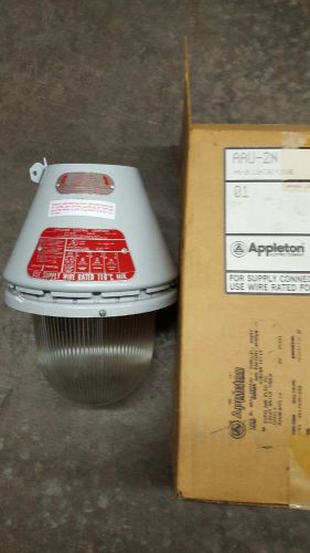 Appleton a51 series explosion proof light fixture aau-2ns &amp; brackets for sale