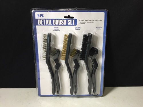 New 6 Wire Brush Set