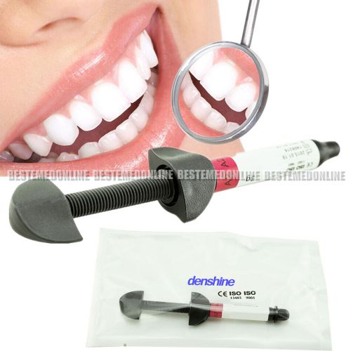 Denshine Light Cure Hybrid Dental Resin Composite Syringe Shade A2 Free Shipping