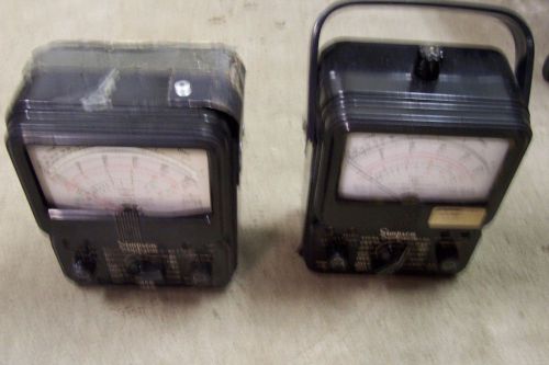 Two simpson volt ohm meters, model 260 for sale