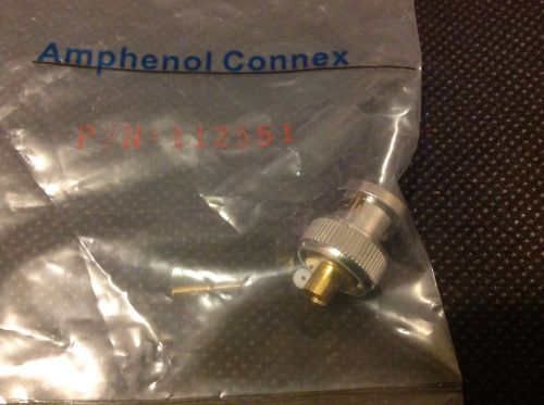 Amphenol 112551 RF Connector BNC Straight Solder Plug .141 Semi Rigid (4 packs)
