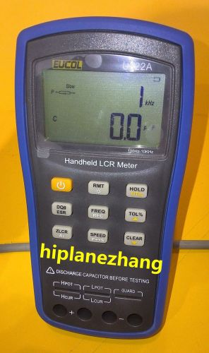 Hi-accuracy 0.1% handheld lcr meter lcrzdq ? esr tester 10khz usb 822a for sale