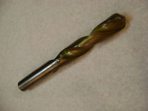 1/2&#034; Solid Carbide Drill, TRW-Greenfield/Wendt-Sonis, 3.1&#034; Flute, 4.8&#034; OAL