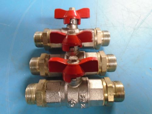 DN 15 Stainless Steel Ball Valve,Quarter Turn, PN25, with EMB 1/2&#034; Fittings