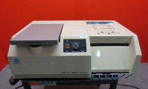 Minolta Duplimatic Model 105 Desktop Microfiche Duplicator Powers On