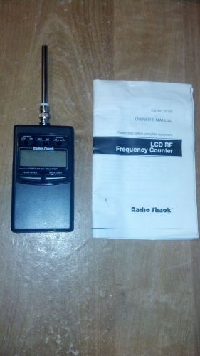 Radio shack LCD RF Frequency Counter 22-306 w/Telescoping Antenna 1.3gHz (22-305