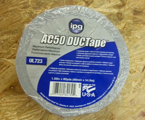 NEW AC50 DUCT TAPE1.88 X 60YD LARGE ROLL GRAY  HEAVY DUCT TAPE