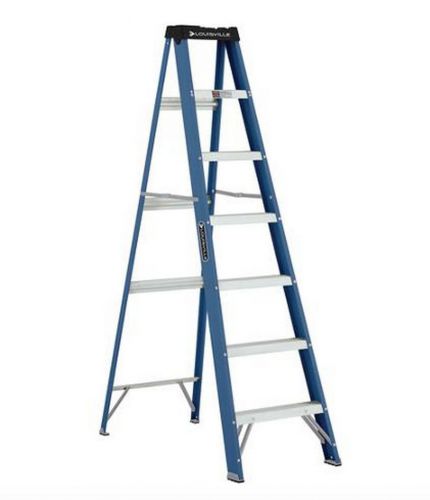 *new* louisville fiberglass ladder 7&#039; ladder multi-purpose **free shipping** for sale