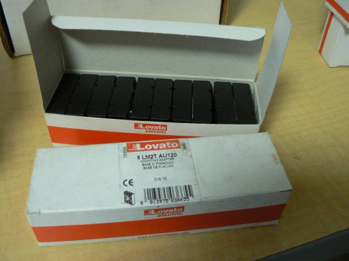 two LOVATO 8LM2T AU120 Mounting adapters (2) boxs of 10ea new item