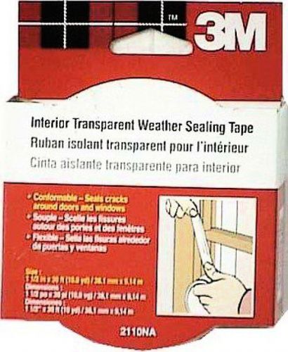 3m Co. 2110NA Weather Sealing Tape 1-1/2&#034; X 30