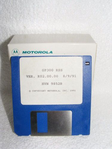 Motorola GP300 Radio Service Software RSS HVN9852B