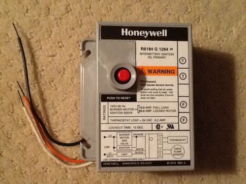 Honeywell Intermittent Ignition Oil Primary R8184G1294