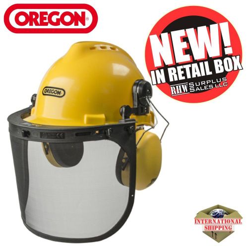 Oregon 563474 Helmet/Visor Safety Hat Combo