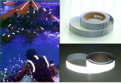 Reflective sew on solas coast guard tape  1&#034;x10 ft for sale