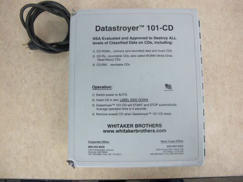 Applied Magnetics Datastroyer 101-CD Disk Destroyer Eraser