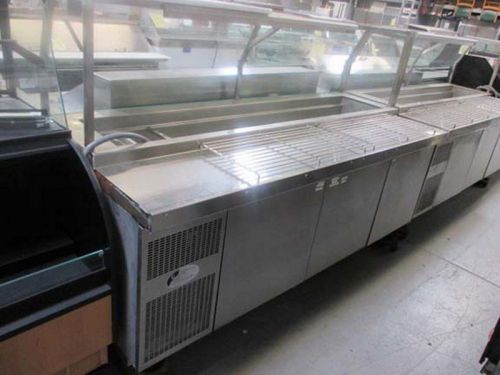 Randell S/C Raised Coldwall 3 Door Refrigerated Prep Table 86&#034; wide