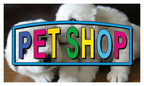 bb451 Pet Shop Dog Cat Banner Sign