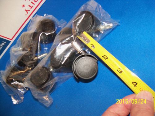 1&#034; swivel casters with grip ring stem reinforced fits sterlite (walmart) 1/4&#034;stm for sale
