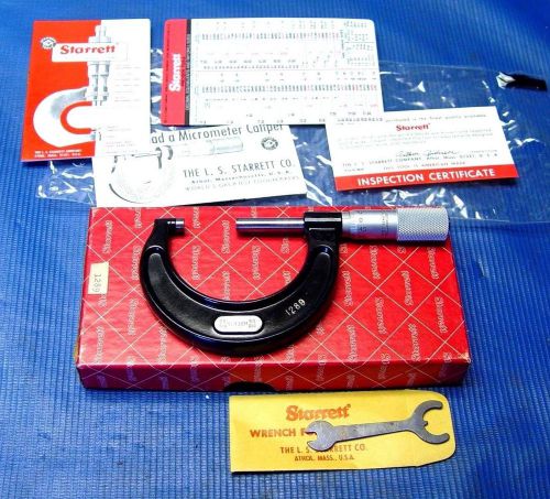 NEW Starrett No.436MXP Outside Micrometer SIZE 25 mm Made in USA/CARBIDE  New