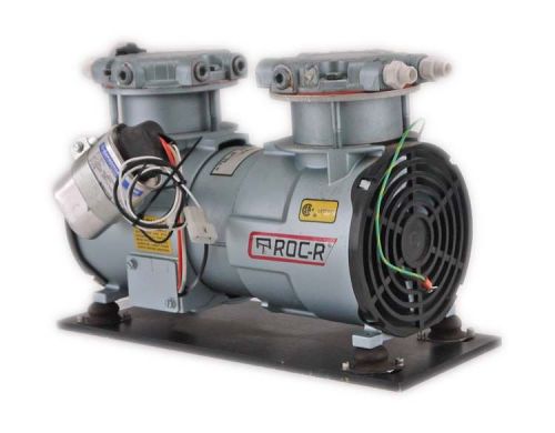 Gast bfb-raa-p203-eb-jc roc-r dry electric vacuum pump/compressor 1ph 110/115v for sale