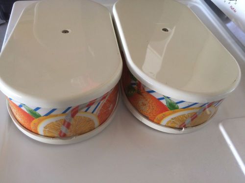 2 Ugolini Cecilware  MT 2 &amp; 3 UL Frozen Drink Machine  Cover Lid White.