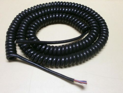 Belden yh-9220 coiled retractable cord 10 conductor 5&#039; relaxed, 19&#039; extended for sale