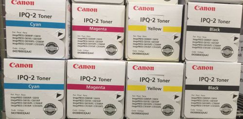 ORIGINAL Canon IPQ2 CYMK Set for ImagePRESS