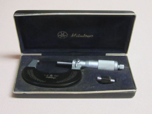 Mitutoyo Outside Micrometer #102-226 1-2&#034; .0001 Made In Japan...