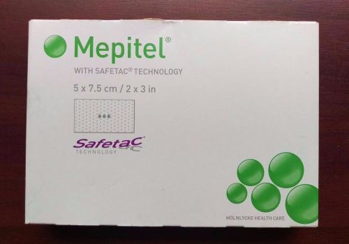 1 Sealed Box of MOLNLYCKE Mepitel Soft Silicone Wound Contact Layer #290599