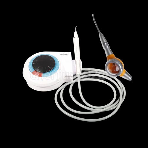 Ultrasonic dental piezo scaler fit ems woodpecker tips + air polisher prophy 4h for sale