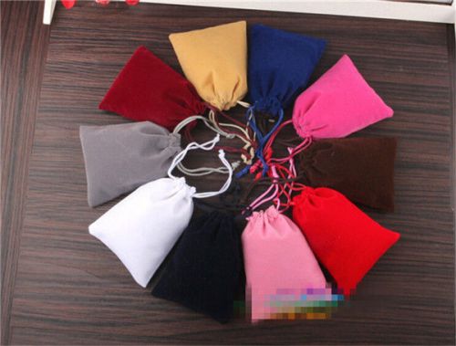 10pcs velvet jewelry party bag mini pouches wedding gift candy bag 5*7cm for sale