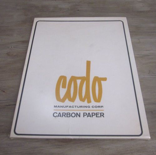 Codo Blue Carbon Paper New Sealed Vintage 100 Sheets Pencil 8.5&#034; 11&#034; Made In USA