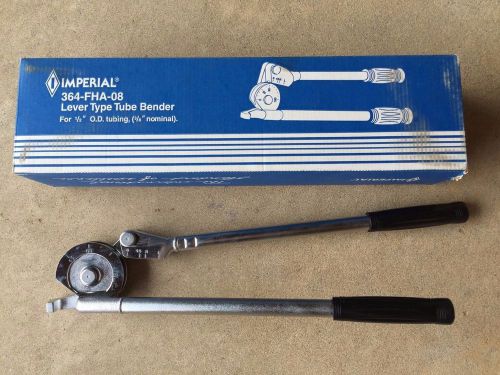 Imperial 1/2&#034; lever type tube bender 364-fha-08 new in box for sale