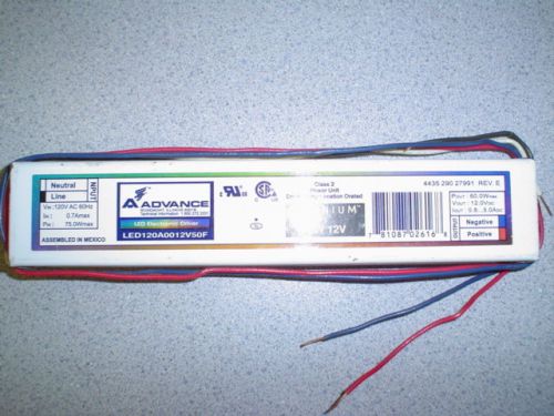 Advance LED Electronic Driver 60W 12V LED120A0012V50F