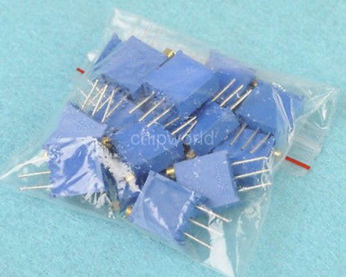15 values 3296 trimmer trim pot resistor potentiometer kits each 1 new