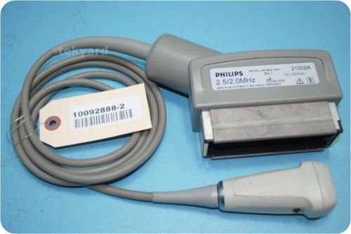 Philips 2.5/2.0 mhz ultrasound transducer / probe ! (107505) for sale